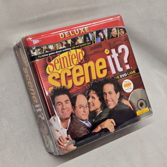 Deluxe Seinfeld SCENE IT? DVD Game in Collectors Tin - New Sealed - Picture 3 of 6